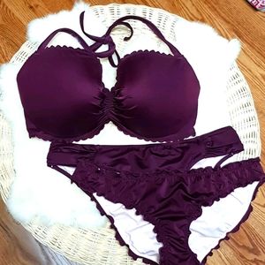 Victoria's Secret Swim Top 36DDD and bottoms (M)